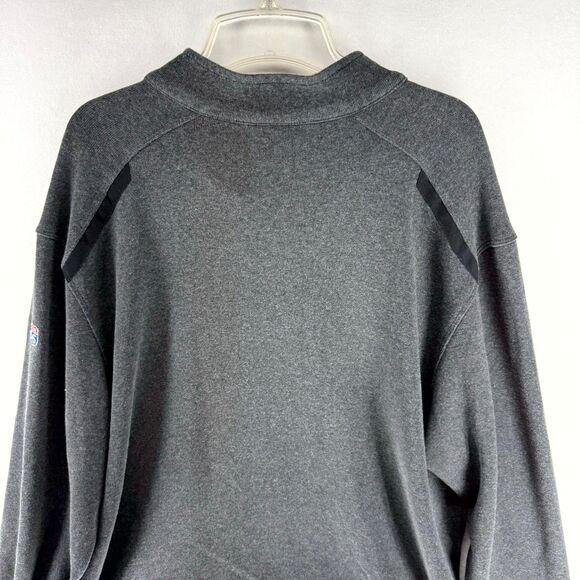 Nike Golf Dri-Fit Quarter Zip Cotton Blend Gray Color Mens Size XXL - Picture 6 of 12